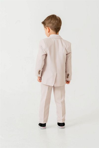 Zaziko Kids Mini Gentleman Boys Suit - 5 Pieces (Jacket, Vest, Shirt, Pants, Bow Tie)