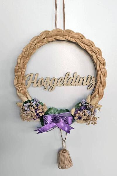 home trend değer verdiklerinize Ручна робота з бамбука Привітання на двері