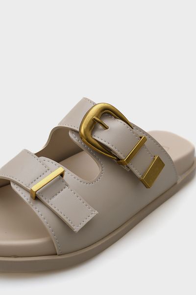 Capone Outfitters Maryl Double Buckle Women's Comfort Slippers