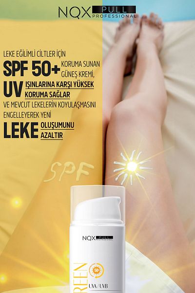NQX PULL Sunscreen Spf 50 Factor Anti-Blemish Protective Cream