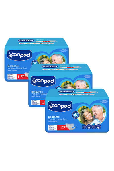 Canped Belbantlı Hasta Bezi Büyük Boy Large 69 Adet