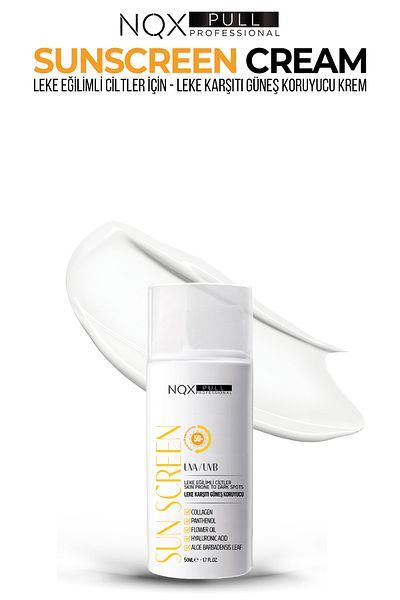 NQX PULL Sunscreen Spf 50 Factor Anti-Blemish Protective Cream