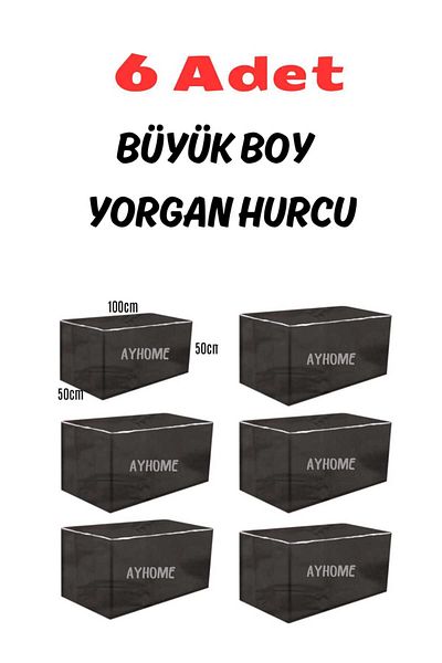 AYHOME 6 Pieces Black Desk Box - Storage and Organization Product Organizer