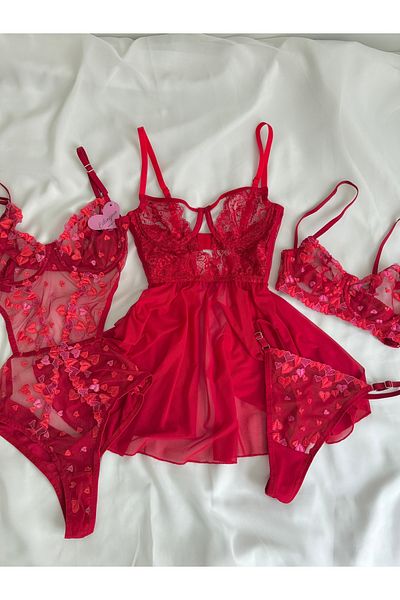 EDLİNGERİE Rebecca 3-Piece Underwear Set