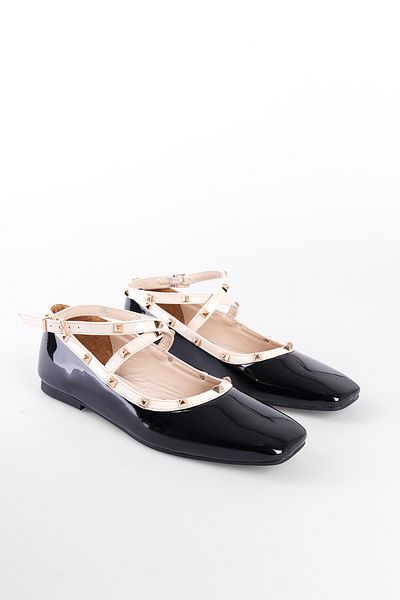 Capone Outfitters Balerini Ashley Trock pentru damă cu curea la gleznă