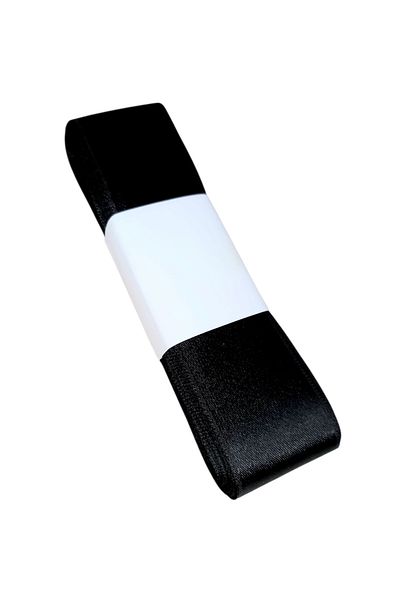 yörük tuhafiye 10 Meters Wide 4 cm Black Satin Ribbon - a Ball