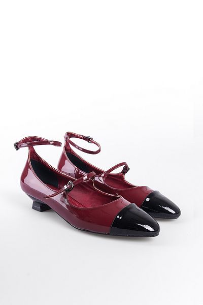 Capone Outfitters Short Heeled Women's Shoes with Ankle Strap