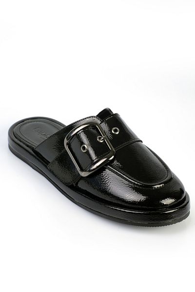 Capone Outfitters Melany Damen-Hausschuhe mit geschlossener Zehenpartie und Schnalle