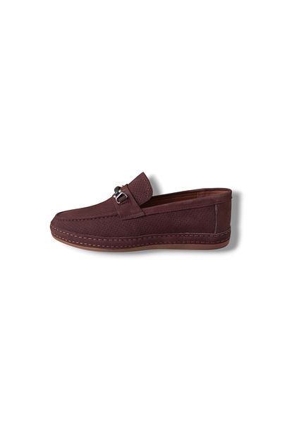 Growish Ge0311 Genuine Nubuck Leather Summer Buckle Thermoactive Sole Men's Loafer Shoes
