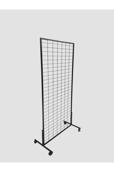 Akkaya Dekorasyon 90x190 Cm Tekerlekli Pano Stant, Çorap Standı, Aksesuar Sta...