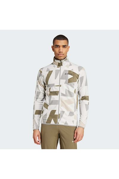 adidas Terrex Multi Printed Full-Zip Fleece Zip Top