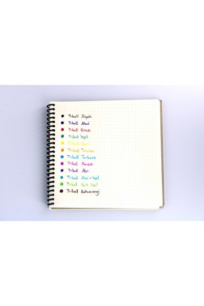 Pensan Triball 1mm 12 Tam Renk Tükenmez Kalem Set