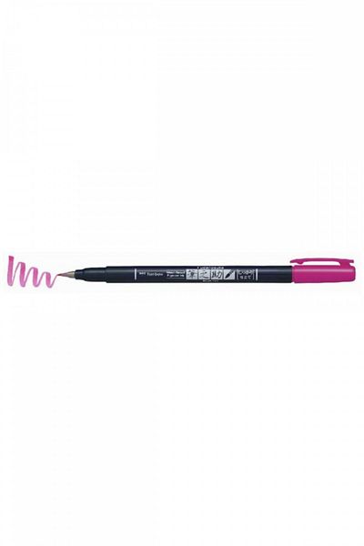 Tombow Fudenosuke Brush Pen Brush Tip Pen Hard Tip - Pink
