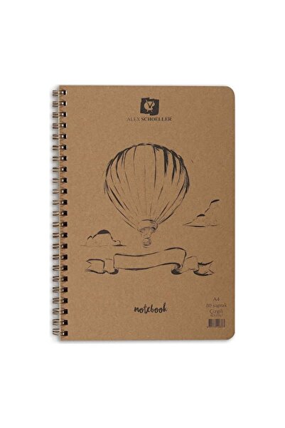 Alex Schoeller A5 80Yp Kraft Cover Notepad Lined / Alx.0374