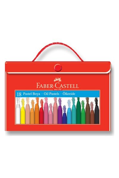 Faber Castell Pastel Paint with Holder in Plastic Bag 18 Colors