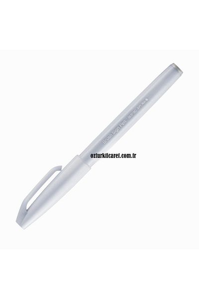 Pentel Brush Sign Pen Touch Light Gray