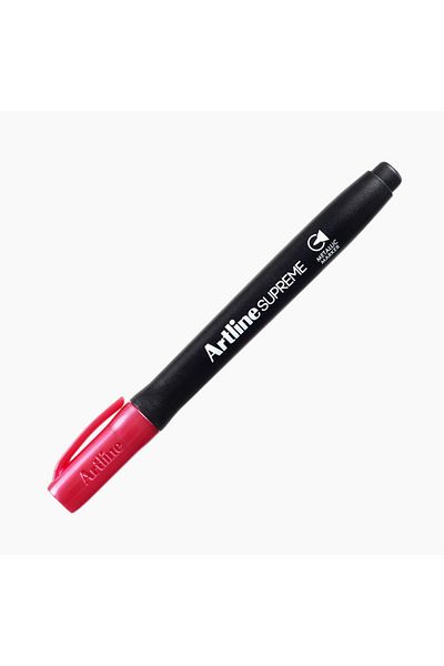 artline Supreme Permanent Metallic Marker 1 Mm - Metallic Pink