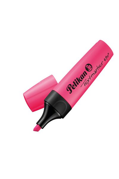 Pelikan 490 Fosforlu Kalem 10'lu Kutu - Pembe