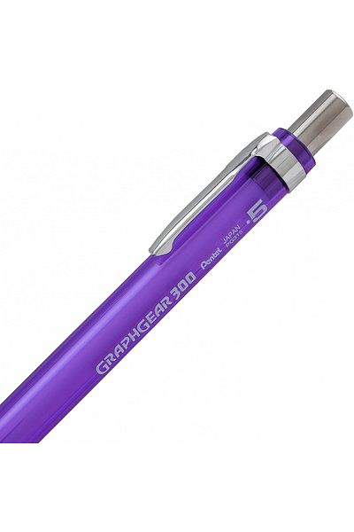 Pentel Graphgear 300 0.5 mm Mechanical Pencil - Purple