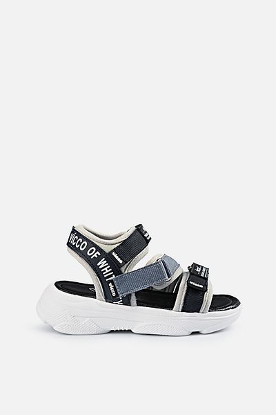 Vicco Chester Embroidered Boys' Preschool Denim Sandals