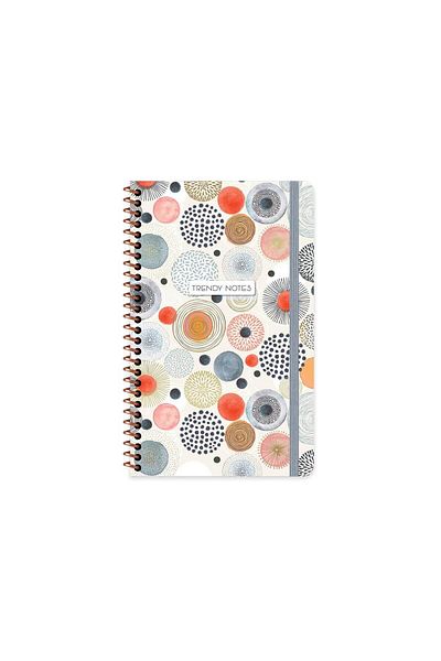 KESKİN COLOR Sharp Color 13x21cm Plain Notebook Trendy Notes Beads Onyx /410234