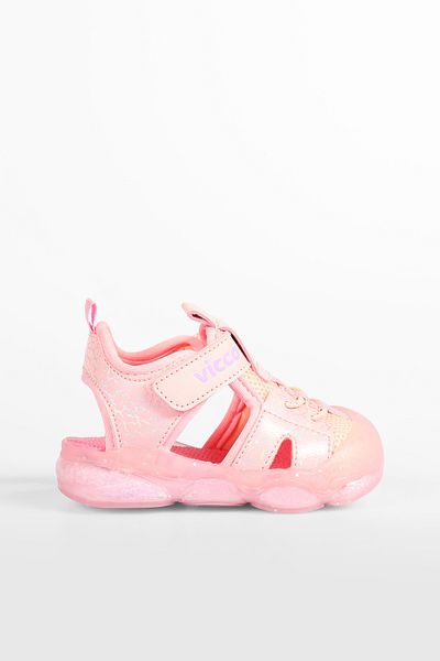 Vicco Pink Monrovia Lighted Baby Girl Sandals