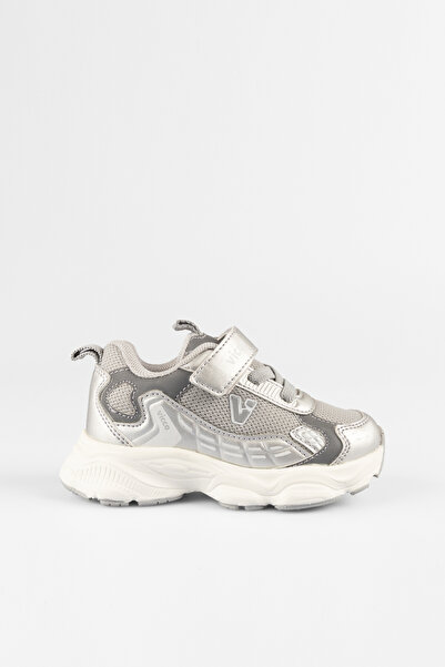 Vicco Tag Basic Girls Preschool Silver Sports Shoes