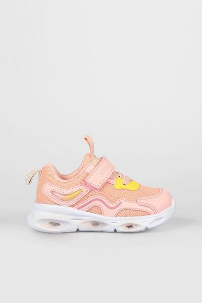 Vicco Rony Baby Girl Lighted Powder Sneakers