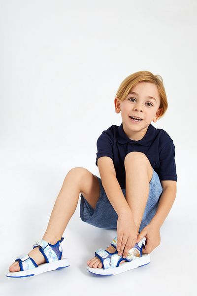 Vicco Nana Light Navy Blue Sandals for Baby Boy