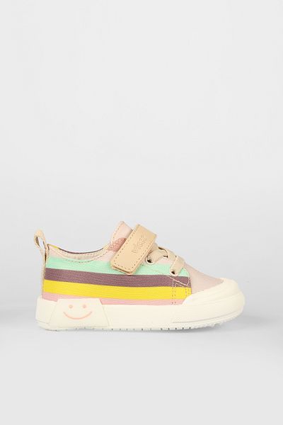 Vicco Elf Lighted Baby Girl Beige Sneakers