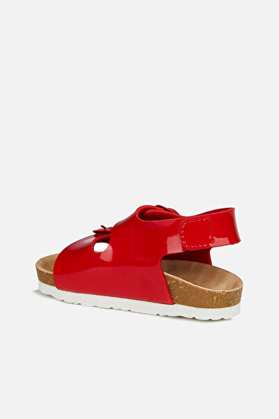Vicco Last Metallic Baby Girl Red Sandals