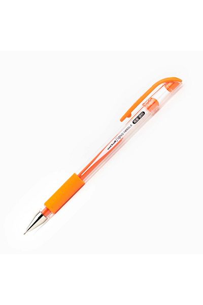 Uni 0.38mm Needle Tip Orange Gel Pen - Ball Signo Needle