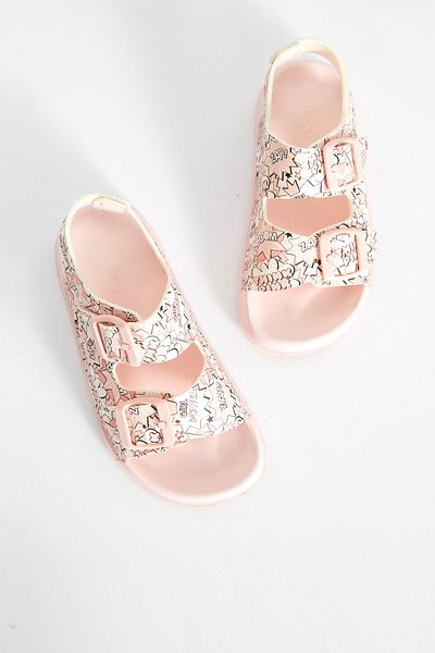 Vicco Miyu Ii Printed Girl's Powder Sandals