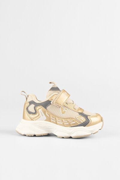 Vicco Tag Basic Kız Okul Öncesi Altın Spor Ayakkabı