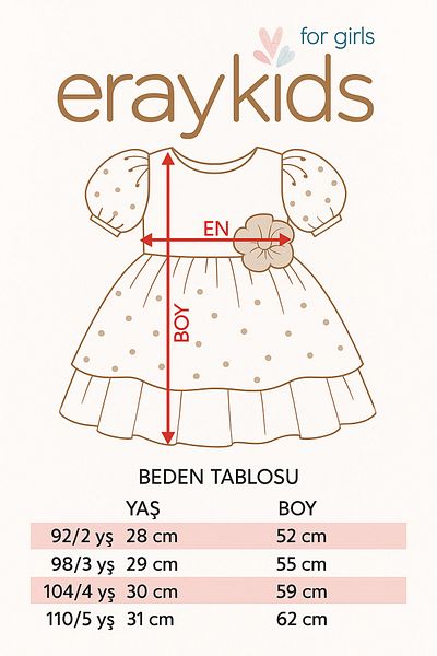 Eray Kids Βραδινό φόρεμα για κορίτσια με ασημί πουά μοτίβο μανίκια από τούλι 2-5 ετών