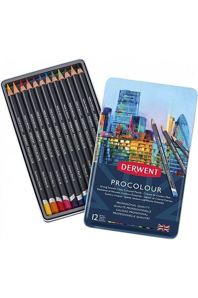 Derwent Procolour 12-Piece Color Pen Set / 230250