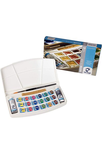 Genel Markalar Van Gogh 18'li Tablet Sulu Boya Seti Plastik Kutulu / 20808618