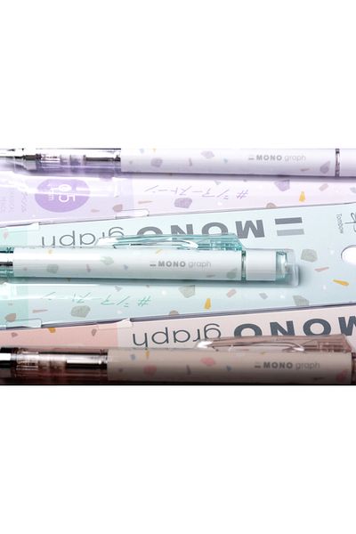 Tombow Mono Graph Terrazzo Color 0.5mm Mekanik Kurşun Kalem - Mist Green / 142b