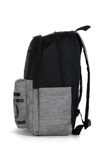 Cambridge Polo Club Street Style Four Compartment Unisex School Backpack Black / Cpo4016.001