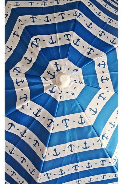 Boldy 180 cm Wide Garden, Beach, Sea and Coast Umbrella - Balcony and Pool Umbrella