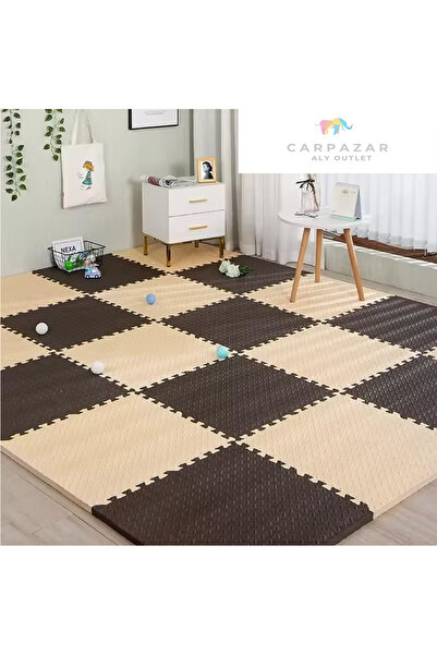 CARPAZAR 12 li Puzzle Set 150 x 200 13mm Oyun Spor Egzersiz Minder Matı Damla Desen Zemin Kaplama 3m2