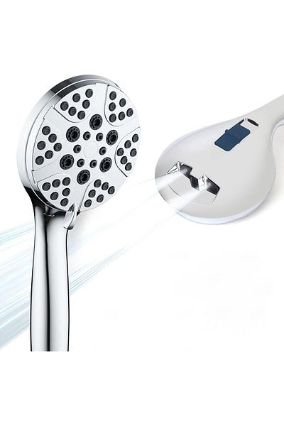 DLMDL High Pressure Shower Head with 8 Jet Modes, Anti-Clogging Nozzles