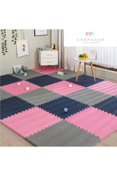 CARPAZAR 12 li Puzzle Set 150 x 200 13mm Oyun Spor Egzersiz Minder Matı Damla...