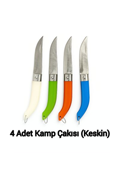 TrendÜrünlerim 4 Adet Mini Cep Çakı Küçük Katlanır Anahtarlık