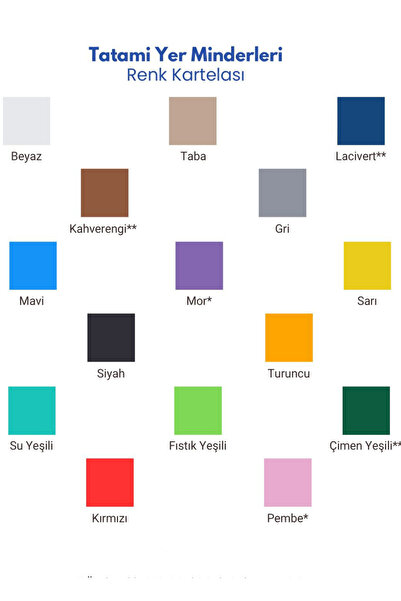 CARPAZAR Damla Desen Tatami Eva Spor Yoga Pilates Oyun Matı Halısı Minderi Puzzle 50x50 13mm 8 Adet 100x200