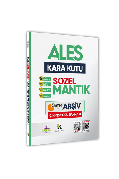 İnformal Yayınları Ales Sözel Mantığın Kara Kutusu Konu Özetli Dijital Çözümlü Soru Bankası