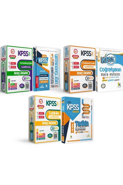 Karakutu Yayınları Kpss Tarih Tek-coğrafya-vatandaşlık Karakutu-manifesto Bra...