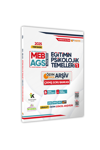 İnformal Yayınları 2025 Meb-ags Kara Kutusu Eğitimin Psikolojik Temelleri 1 Ö...