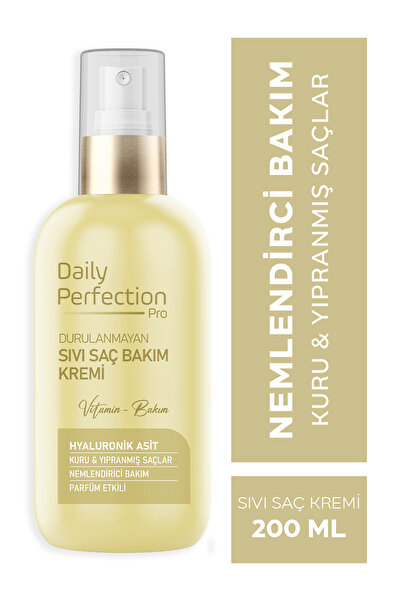 DAILY PERFECTION PRO Sıvı Saç Bakım Kremi Nemlendirici Bakım Hyaluronik Asit ...