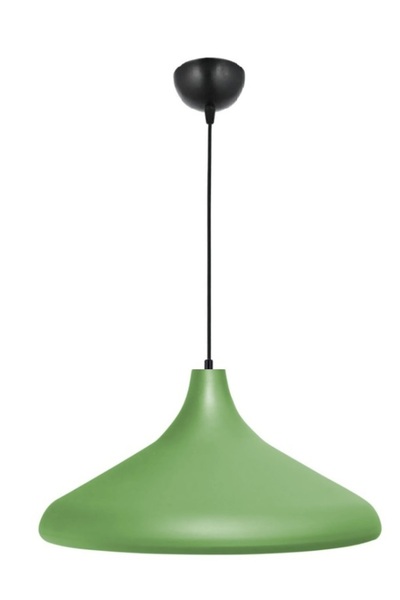 Lambadar Aura Metal Tekli Yeşil Sarkıt Avize Retro Rustik Model Modern Endüstriyel Mufak Hol Cafe Salon Avize